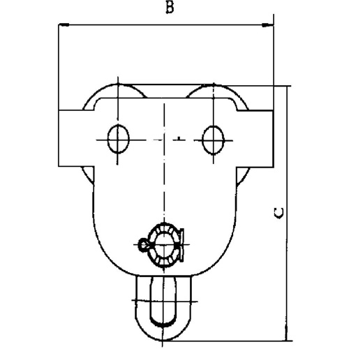 Chariot de levage manuel &agrave; usage intensif — s&eacute;rie SBT, 22000 lb (10 tonnes) NRZ Safety Inc.