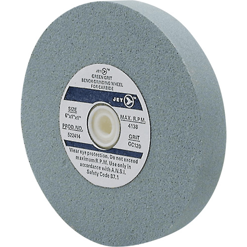 GC675C Meules pour rectifieuses d'&eacute;tabli, 6" x 3/4", Arbre 1", Carbure de silicium NRZ Safety Inc.