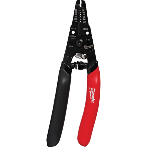 Low Voltage Wire Stripper & Cutter with Dipped Grip, 20 - 32 AWG NRZ Safety Inc.