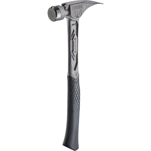 Marteau de charpente en titane meul&eacute; TIBONE, 14 oz, Prise en Acier plein, 15-1/4" lo NRZ Safety Inc.