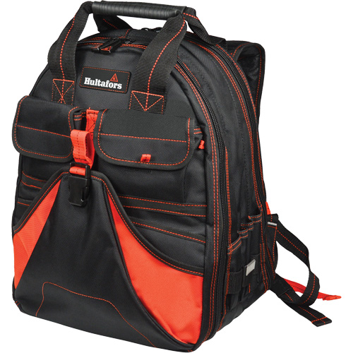 Sac &agrave; dos &agrave; outils de luxe, Noir/Rouge, Balistique/Polyester NRZ Safety Inc.