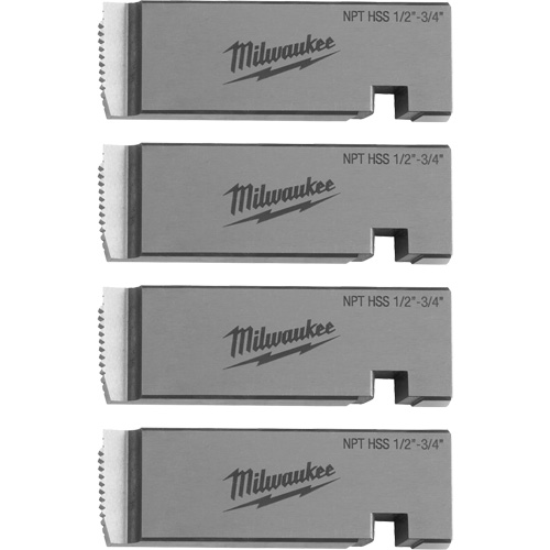Fili&egrave;res de filetage pour tuyaux universel NPT, Pour tuyau de 1/2"-3/4", Haute vitesse pour acier inoxydable NRZ Safety Inc.