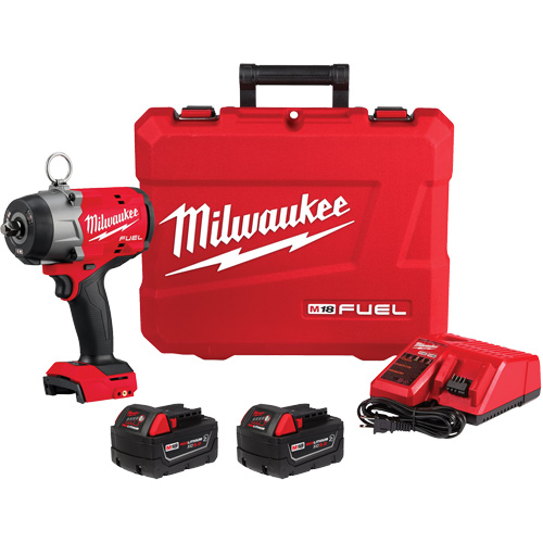 M18 Fuel High Torque Impact Wrench with Pin Detent Kit, 18 V, 1/2" Socket NRZ Safety Inc.