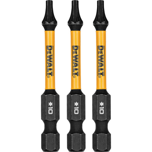 3-Piece FLEXTORQ&reg; Impact Screwdriving Bits, Torx, T-10, 1/4" Drive NRZ Safety Inc.
