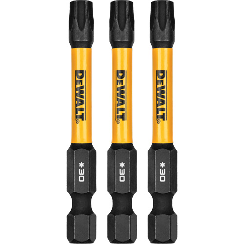 3-Piece FLEXTORQ&reg; Impact Screwdriving Bits, Torx, T-30, 1/4" Drive NRZ Safety Inc.