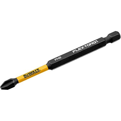 FLEXTORQ&reg; Impact Driver Bit, Phillips, #2 Tip, 1/4" Drive Size, 3-1/2" Length NRZ Safety Inc.