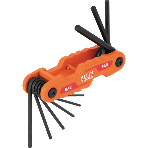 Jeu de cl&eacute;s hexagonales pliant et compact, 9 mcx, Imp&eacute;rial NRZ Safety Inc.