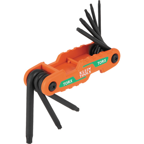 Jeu de cl&eacute;s hexagonales pliant et compact, 8 mcx, Torx NRZ Safety Inc.