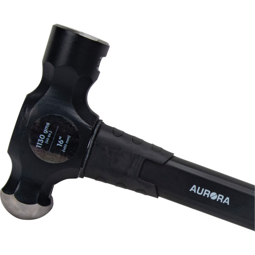 Marteau &agrave; panne ronde, Poids de la t&ecirc;te 40 oz, Face Ordinaire, Prise Fibre de verre NRZ Safety Inc.