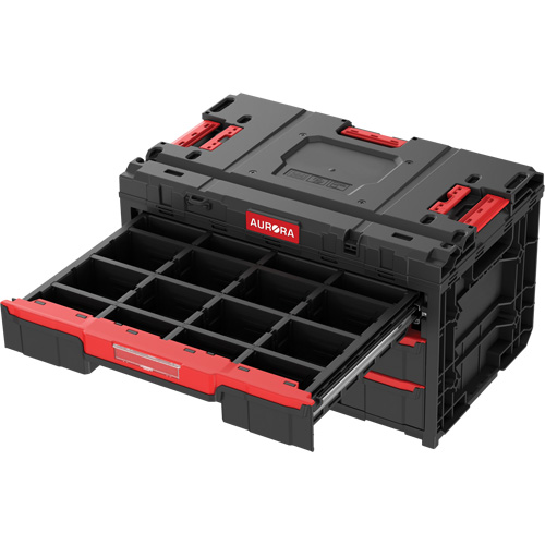 Arx&reg; 3-Drawer Toolbox, 23-1/10" x 15" x 13-2/5", Black NRZ Safety Inc.
