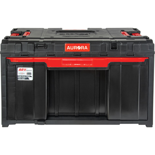 Arx&reg; Single Drawer Toolbox, 11-1/5" W x 18-3/10" D x 9-1/10" H, Black/Red NRZ Safety Inc.
