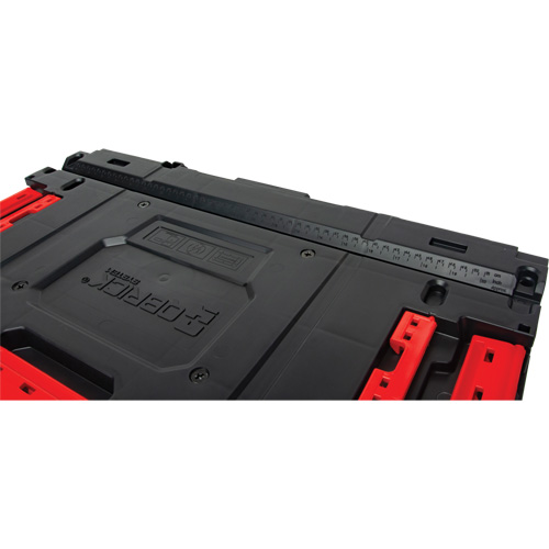 Arx&reg; Single Drawer Toolbox, 11-1/5" W x 18-3/10" D x 9-1/10" H, Black/Red NRZ Safety Inc.