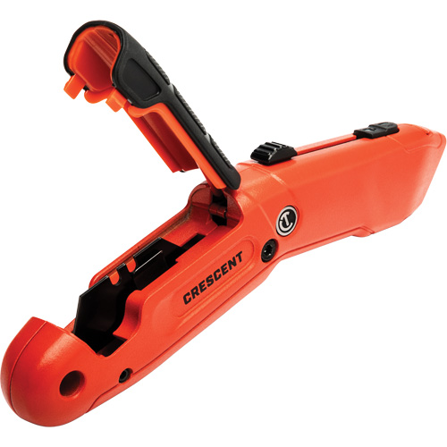 Couteau de s&eacute;curit&eacute; autor&eacute;tractable, 1", Acier, Prise en Aluminium NRZ Safety Inc.