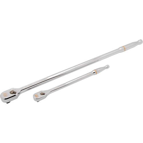 1/4" & 3/8" Drive 120XP Extra Long Handle Full Polish Teardrop Ratchet Set NRZ Safety Inc.