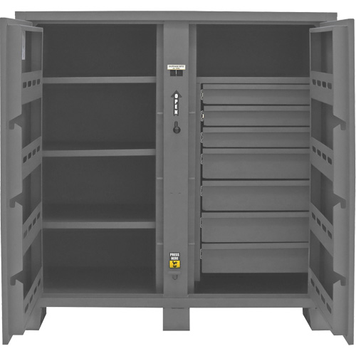 Armoire de rangement pour le chantier, Acier, 59 pi³, Gris NRZ Safety Inc.