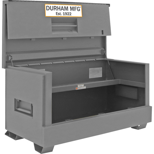 Coffre de style piano pour le chantier de 31,9 pi3, 60-1/2" la x 34" p x 34-7/16" h, Gris NRZ Safety Inc.