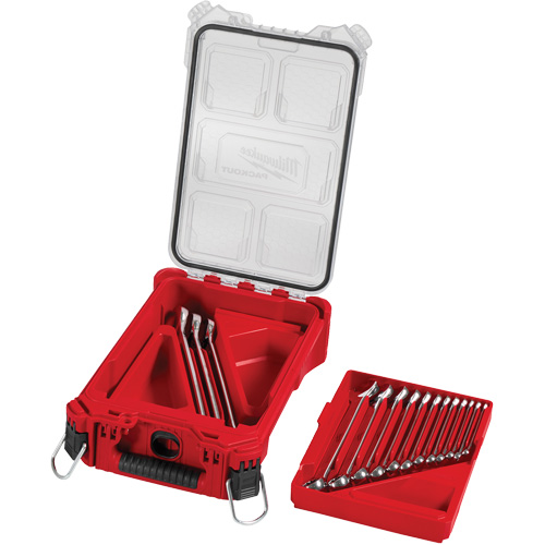SAE Wrench Set with PackOut Compact Organizer, Combination, 15 Pieces, Imperial NRZ Safety Inc.