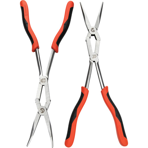 X2 Straight and Bent Long Nose Dual Material Plier Set, 2 Pieces NRZ Safety Inc.