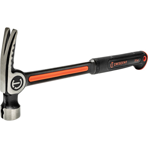 Marteau de charpente en acier avec face meul&eacute;e, 22 oz, Prise en Acier plein, 16" lo NRZ Safety Inc.