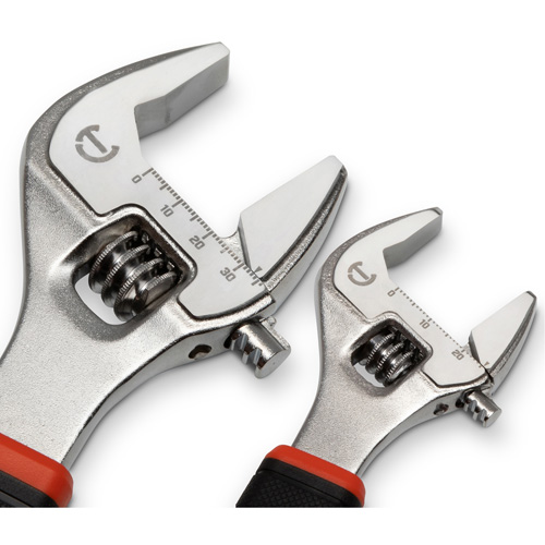 Quick-Fit-Jaw Adjustable Wrench Set, Adjustable, 2 Pieces, Imperial and Metric NRZ Safety Inc.