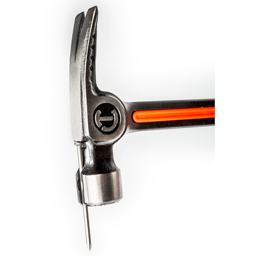 Milled-Face Framing Hammer, 28 oz., Solid Steel Handle, 16" L NRZ Safety Inc.