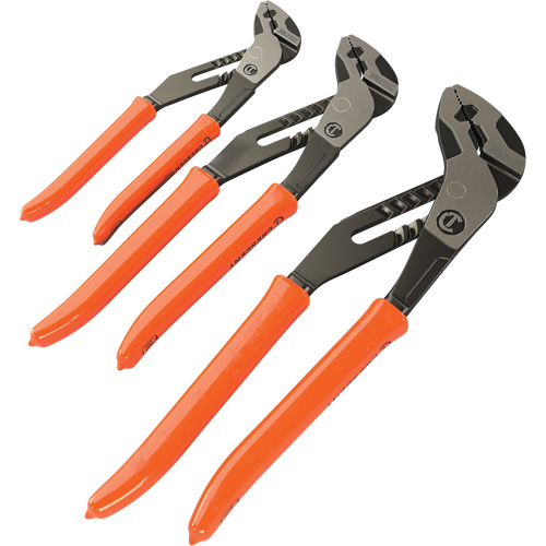 Z2 K9 Straight Jaw Dipped Handle Tongue & Groove Plier Set, 3 Pieces NRZ Safety Inc.