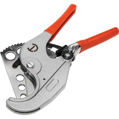 Coupe tuyau en PVC &agrave; rochet avec prises tremp&eacute;es, Capacit&eacute; de 1/4"- 2-3/8" NRZ Safety Inc.