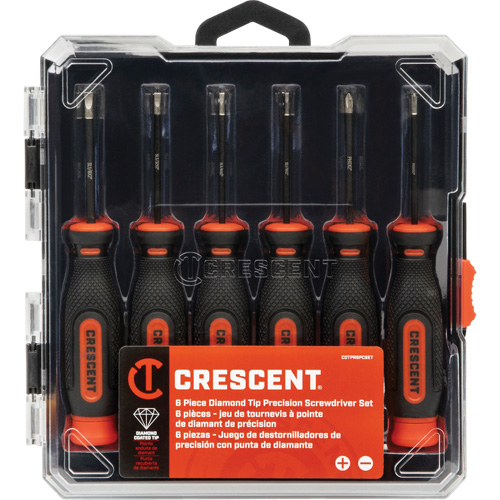 Diamond Tip Precision Screwdriver Set, 6 NRZ Safety Inc.