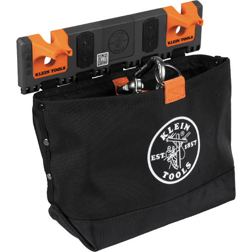 Module de poche pour quincaillerie avec crochet en S Bucket Work Centre, Nylon, 1 pochettes, Noir/Orange NRZ Safety Inc.