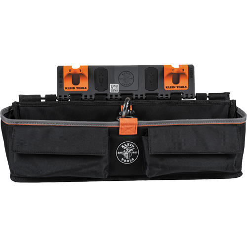 Module pour grande poche avec crochet en S Bucket Work Centre, Nylon, 3 pochettes, Noir/Orange NRZ Safety Inc.