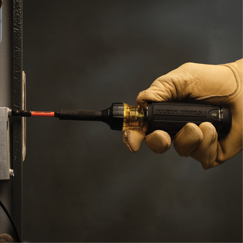 15-in-1 Ratcheting Impact-Rated Multi-Bit Torsion Zone Screwdriver, 9-1/2" L, Cushion Grip Handle NRZ Safety Inc.