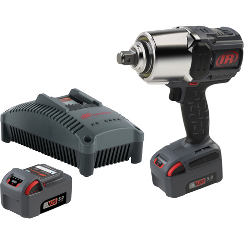 Cordless Impact Wrench Kit with Friction Ring Thru-Hole, 20 V, 3/4" Socket NRZ Safety Inc.