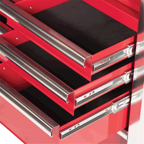 PRC4211 Pro Series Roller Cabinet, 11 Drawers, 42" W x 18" D x Red NRZ Safety Inc.