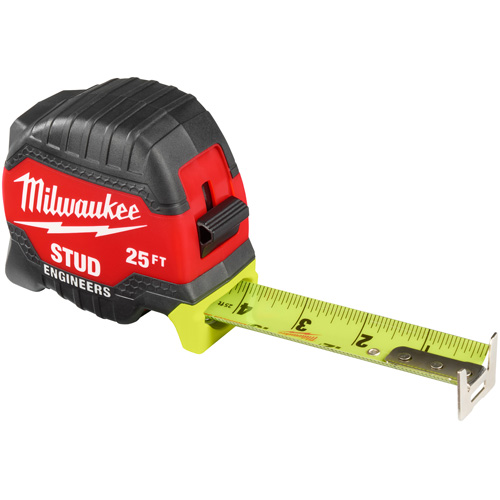 Ruban &agrave; mesurer Stud avec &eacute;chelle pour ing&eacute;nieur, 1-5/16" x 25' NRZ Safety Inc.
