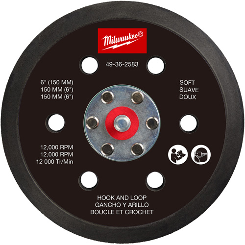 Ensemble de ponceuse orbitale al&eacute;atoire 6" M12 FUEL NRZ Safety Inc.