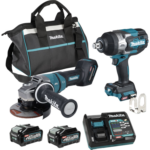 XGT Brushless 2-Tool Combo Kit, Lithium-Ion, 40 V NRZ Safety Inc.