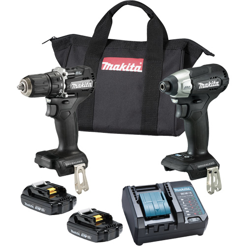 LXT Brushless Sub-Compact 2-Tool Combo Kit, Lithium-Ion, 18 V NRZ Safety Inc.