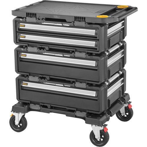 Poste de travail modulaire 5-en-1 TOUGHSYSTEM 2.0 DXL, 34" x 25-4/5" x 39", Noir/Jaune NRZ Safety Inc.