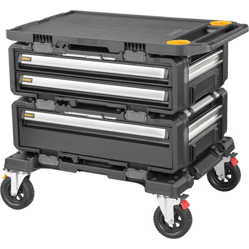 Poste de travail modulaire 4-en-1 TOUGHSYSTEM 2.0 DXL, 34" x 25-4/5" x 30", Noir/Jaune NRZ Safety Inc.