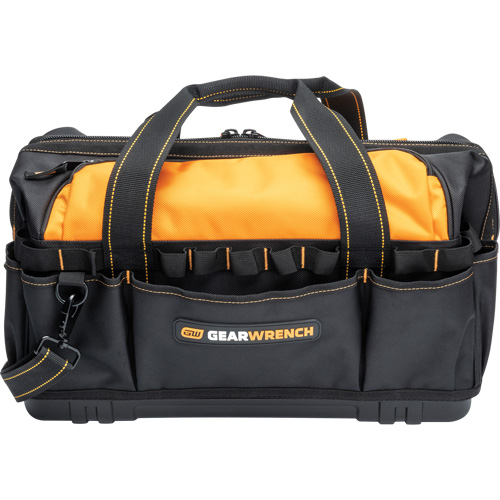 Sac &agrave; outils de 20" pour les professionnels, Nylon, 33 pochettes, Noir/Orange NRZ Safety Inc.