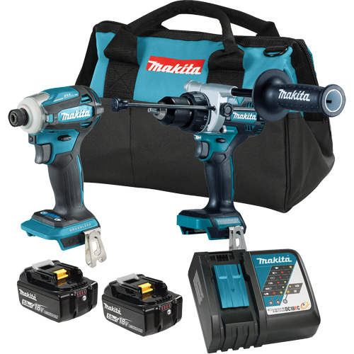 LXT Brushless 2 Tool Combo Kit, Lithium-Ion, 18 V NRZ Safety Inc.