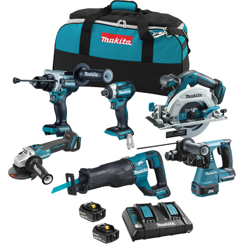 LXT Brushless 6 Tool Combo Kit, Lithium-Ion, 18 V NRZ Safety Inc.