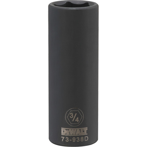 Socket, Impact, 3/4", 1/2" Drive, 6 Points NRZ Safety Inc.