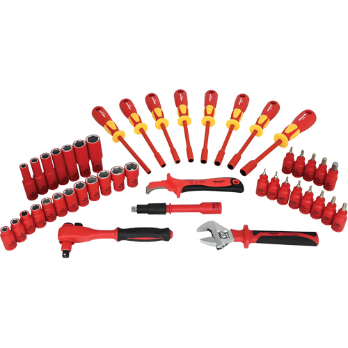 Insulated Socket & Tool Set, 44 Pcs NRZ Safety Inc.