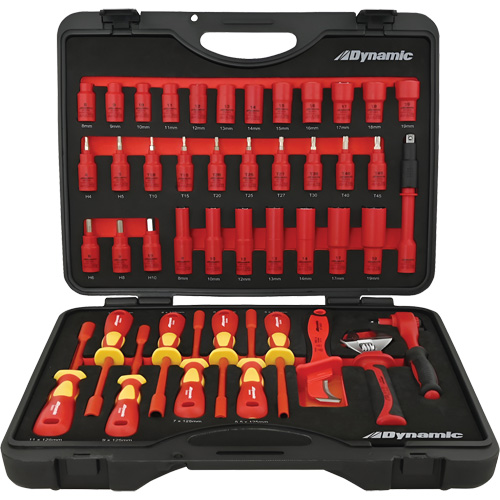 Insulated Socket & Tool Set, 44 Pcs NRZ Safety Inc.