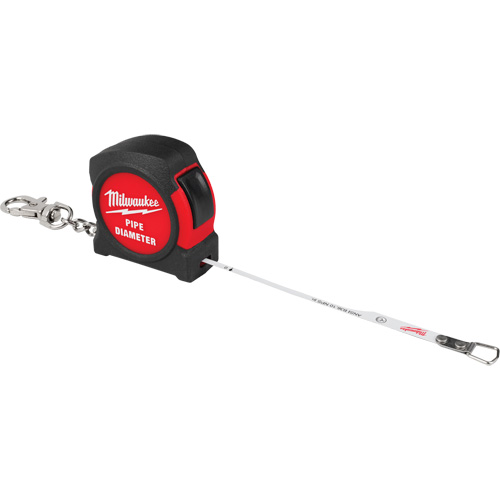 Pipe Diameter Tape Measure, 6.5', 1/100th Inch Graduations NRZ Safety Inc.