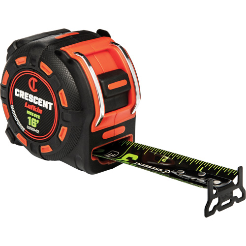 Shockforce NITE EYE Tape Measure, 1-1/4" x 16', SAE Graduations NRZ Safety Inc.