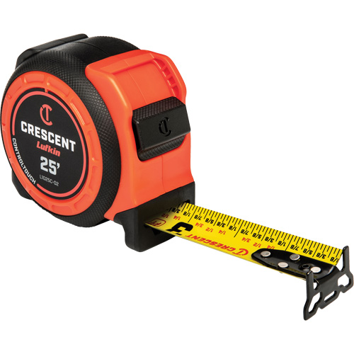 CONTROLTOUCH Tape Measure, 1-3/16" x 25', SAE Graduations NRZ Safety Inc.