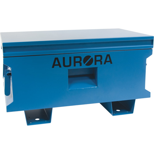 Jobsite Tool Box, 33" x 20-3/10" x 18-3/10", Steel, Blue NRZ Safety Inc.