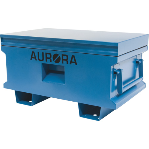 Jobsite Tool Box, 33" x 20-3/10" x 18-3/10", Steel, Blue NRZ Safety Inc.